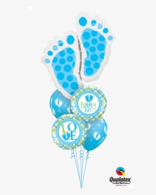 Transparent It S A Boy Banner Clipart - Baby Feet Balloons, HD Png Download, Transparent PNG
