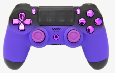 Purple & Black Fade Soft Touch - Ps4 Controller Purple And Blue, HD Png Download, Transparent PNG