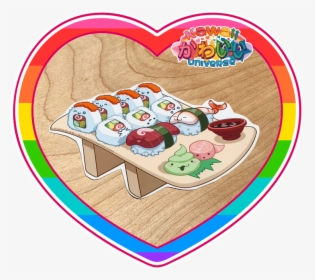 Kawaii Universe Cute Sushi N Nirigi Platter Sticker, HD Png Download, Transparent PNG