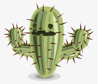 Cactus With Face Png, Transparent Png, Transparent PNG