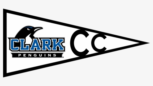 Clark College Pennant Clipart Clark College Penguin - Clark College Pennant, HD Png Download, Transparent PNG