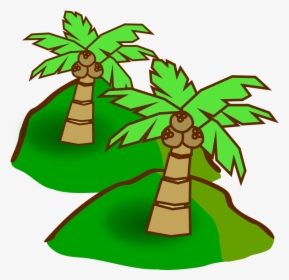 Jungle Hills - Coconut Tree Clip Art, HD Png Download, Transparent PNG