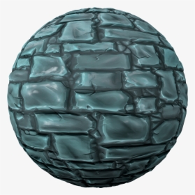Free Hand Painted Stone Texture With Tiles - Sphere, HD Png Download, Transparent PNG