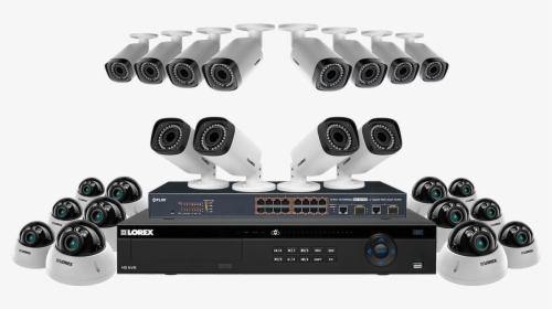 Hd Ip Security Camera System , Png Download - Cctv Camera System Png, Transparent Png, Transparent PNG