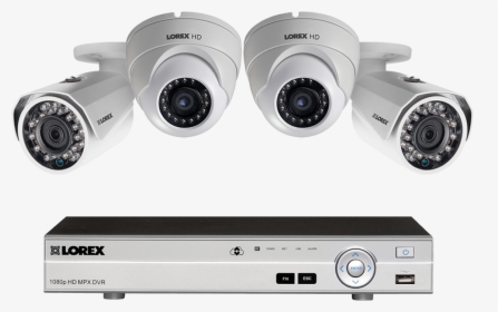 1080p Hd Security Camera System With 4 1080p Metal - Security Camera System, HD Png Download, Transparent PNG