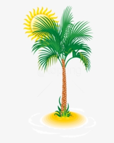 Free Png Download Palm And Sun Clipart Png Photo Png - Tree Vector, Transparent Png, Transparent PNG