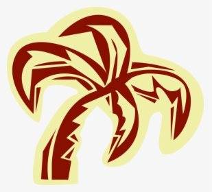 Vector Illustration Of Tropical Or Subtropical Palm - Illustration, HD Png Download, Transparent PNG