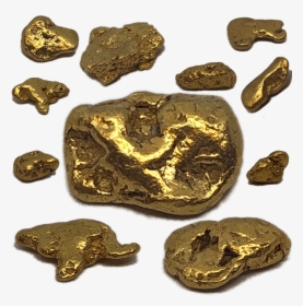 Natural Miners Gold Nuggets & Flakes Jewelery Quality - Bronze, HD Png Download, Transparent PNG