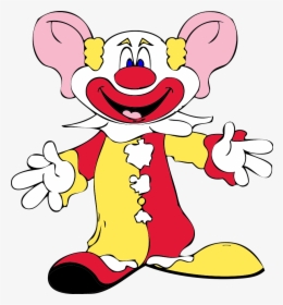 Big Earred Clown Svg Clip Arts - Animated Clown, HD Png Download, Transparent PNG