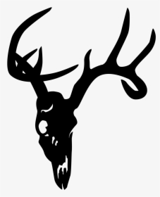 Deer Skull Png - Black Deer Skull Png, Transparent Png, Transparent PNG