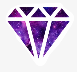 Galaxy Diamond Tumblr Transparent Png Galaxy Diamond - Cool Pictures With Shapes, Png Download, Transparent PNG