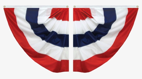 Patriotic Striped Half Fan Set - American Flag Semi Circle, HD Png Download, Transparent PNG