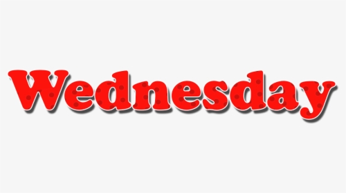 Wednesday Red Dots Name Design Png - Graphic Design, Transparent Png, Transparent PNG