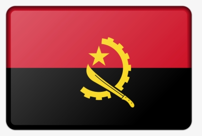 Flag Of Angola, HD Png Download, Transparent PNG