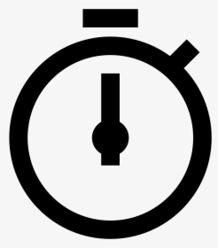 Stopwatch Computer Icons Timer Clip Art - Timer Icon Svg, HD Png Download, Transparent PNG