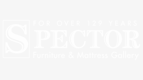 Spector Furniture & Mattress Gallery Logo - Calligraphy, HD Png Download, Transparent PNG