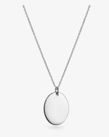 18ct White Gold Large Oval Pendant - Locket, HD Png Download, Transparent PNG