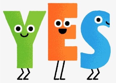 Yes Clipart Gif - Cartoon, HD Png Download, Transparent PNG