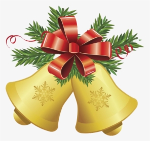 Jingle Bells Png Background Image - Transparent Background Christmas Bell Clipart, Png Download, Transparent PNG