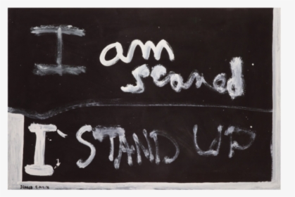 Scared, 1976, Auckland, By Colin Mccahon - Colin Mccahon Font, HD Png Download, Transparent PNG