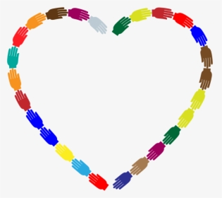 Helping Hands Heart Prismatic, HD Png Download, Transparent PNG