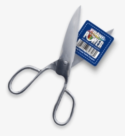 Scissors With A Coupon - Blade, HD Png Download, Transparent PNG