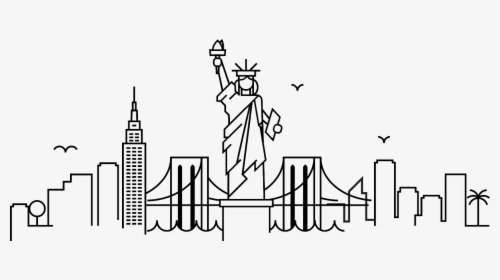 New York Printing Company - New York Illustration, HD Png Download, Transparent PNG