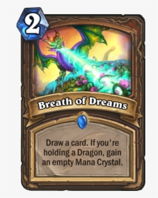 Breath Of Dreams Enus - Hearthstone Descent Of Dragons Cards, HD Png Download, Transparent PNG