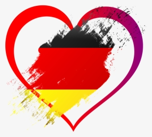 Germany Flag Love, HD Png Download, Transparent PNG