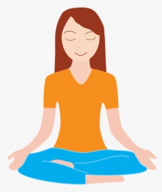 Transparent Meditation Clipart - Clip Art Of Meditation, HD Png Download, Transparent PNG