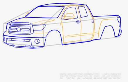 Pick Truck Drawing At Getdrawings Com Free - Pickup Truck, HD Png Download, Transparent PNG