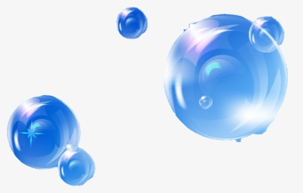 Transparent Blue Bubbles Png - Fluorescent Bubble, Png Download, Transparent PNG