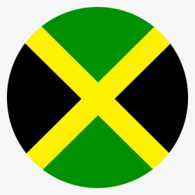 #jamaica #jamaican #flag #red #black #green #circle - Jamaica Icon Png, Transparent Png, Transparent PNG