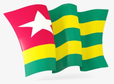 Togo Flag Waving Png, Transparent Png, Transparent PNG