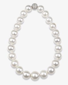 White South Sea Pearl Necklace, HD Png Download, Transparent PNG