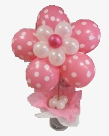 #pink #white #balloons #bouquet #flower #freetoedit - Decoracion Con Bombas Rosadas, HD Png Download, Transparent PNG