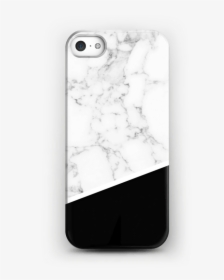 Black And White Case Iphone 5/5s - Funda De Marmol Blanca Y Negra, HD Png Download, Transparent PNG