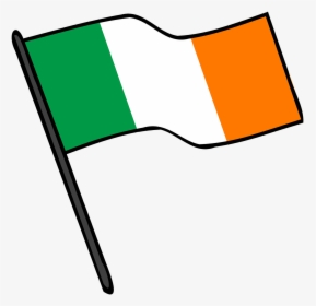 Republic Drawing Flag Ireland Graphic Freeuse Download - Irish Flag Drawing, HD Png Download, Transparent PNG