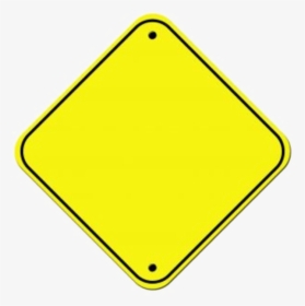 Blank Construction Sign Png - Traffic Sign, Transparent Png, Transparent PNG