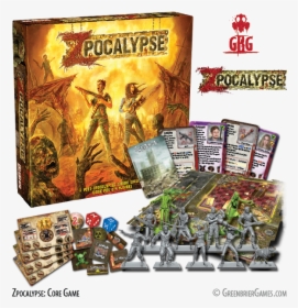 Gbg Zpocalypse Core Game - Zombie Apocalypse Board Game, HD Png Download, Transparent PNG