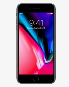 Iphone8 Plus Sasktel Boltmobile Space Grey Front, HD Png Download, Transparent PNG