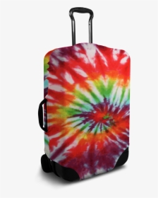 Red Tie Dye Luggage   Data-large Image //cdn - Png Flsg Suitcase, Transparent Png, Transparent PNG