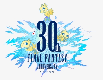 30th Anniversary Logo - Final Fantasy 30 Years, HD Png Download, Transparent PNG