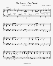 Shaping Of The World Sheet Music, HD Png Download, Transparent PNG