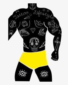 Tattoo Life Style - Swim Brief, HD Png Download, Transparent PNG