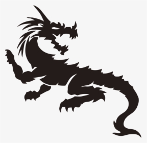 Cool Simple Dragon Drawing, HD Png Download, Transparent PNG