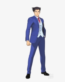 Ace Attorney Full Body, HD Png Download, Transparent PNG