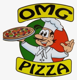 Transparent Omg Clipart - Pizza Logo Cartoon, HD Png Download, Transparent PNG