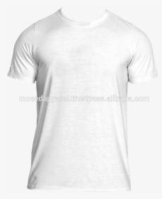 New Blank Gym Clothing White T Shirt For Men - Micro Polyester T Shirt, HD Png Download, Transparent PNG