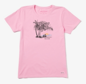 Women S Happy Hour Crusher Tee - Tyrannosaurus, HD Png Download, Transparent PNG